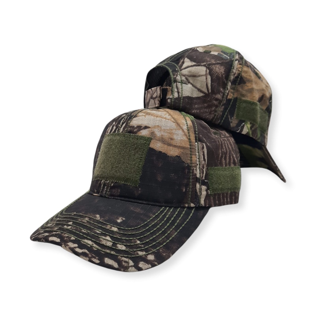 Topi Tactical Perekat Loreng Camo/Perbakin