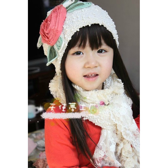 Topi Korea Rajut + Syal