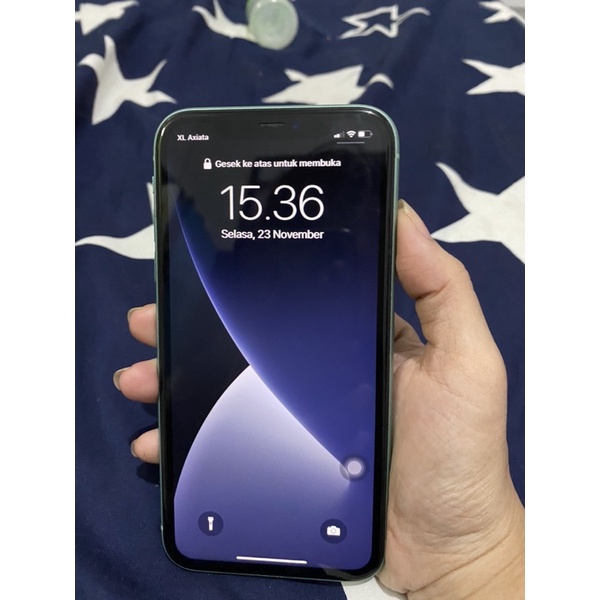 iphone 11 128gb green fullset