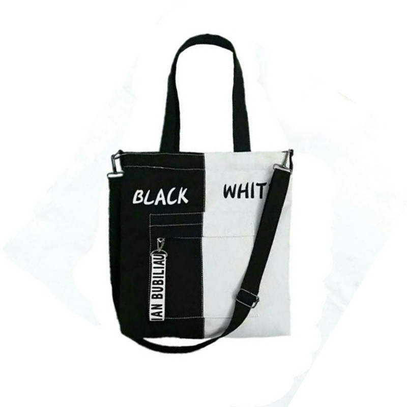 Tas Totebag Wanita / Tas Fashion / Tas Serbaguna - Dua Warna Kombinasi &quot;Bubilian&quot; Modis