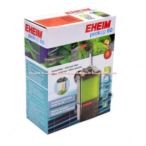 Eheim Pickup 60 Pompa Filter Saringan Aquarium dapat dilepas Mudah Ganti Ehem Kapasitas Air 60L