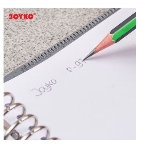 [SEKOLAH] - Pensil 2B Joyko P-97 Aneka Warna - 1 BOX - 12 pcs