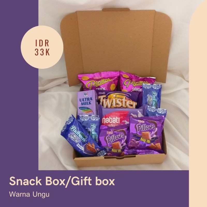 

Snack Box/Hamper Snack Box/Hamper/Kado Wisuda/Kado Ulang Tahun/Hadiah