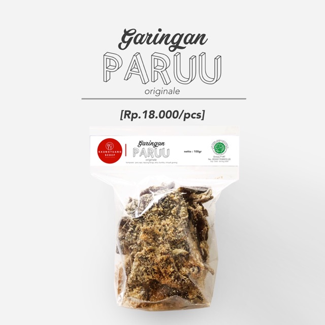 

PARU CRISPY / GARINGAN PARUU SAPI