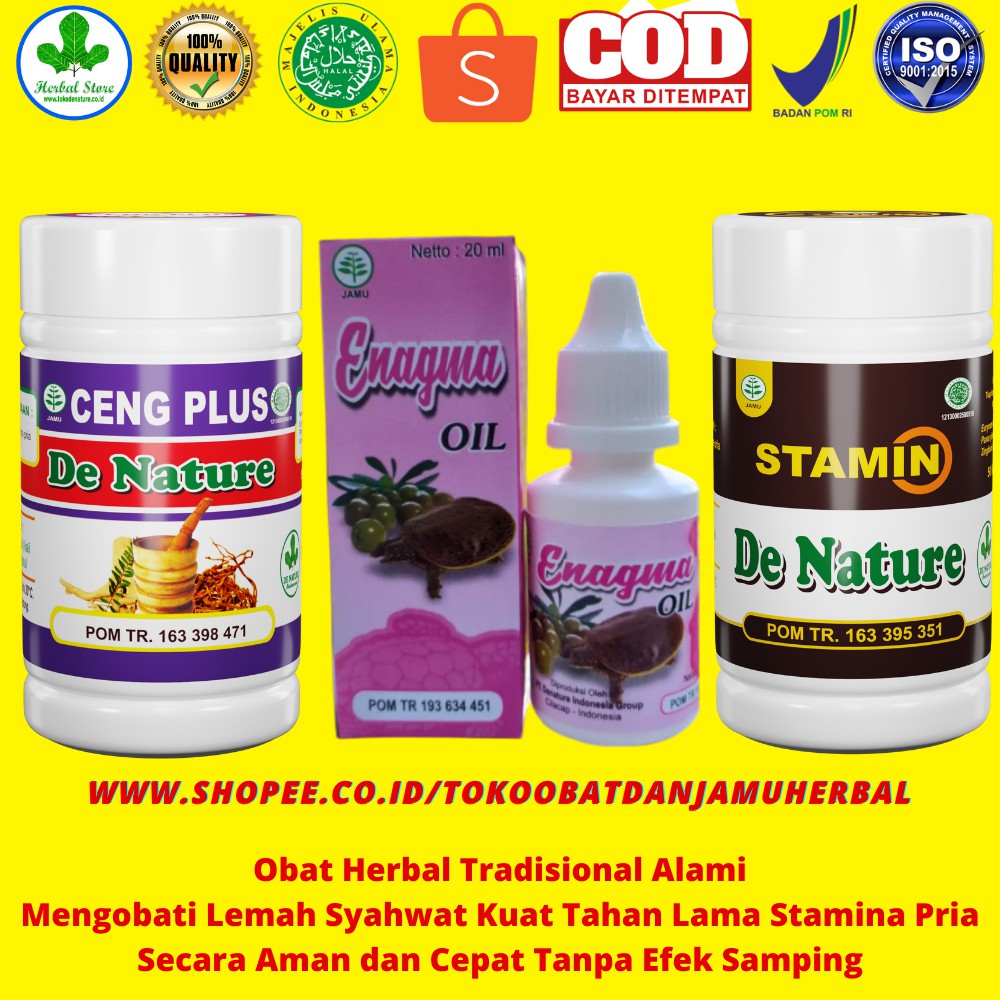 Obat De Nature Herbal Mengobati Stamina Pria Kuat Tahan Lama Alami