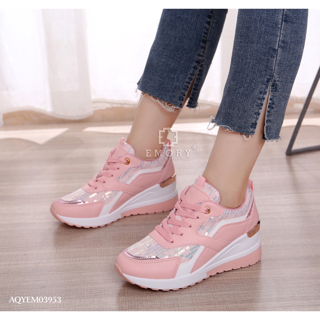 SV - EMORY Panvero Sepatu Wedges Wanita AQYEMO3953