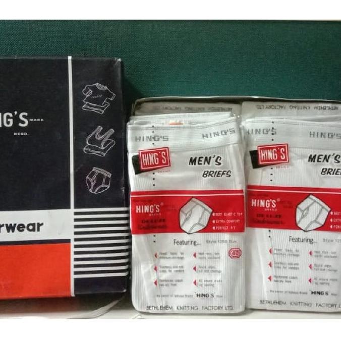 Hings celana dalam pria 125bb size 26~42 grosir