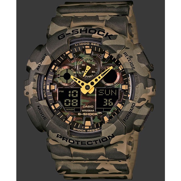 Casio G-Shock Camouflage GA-100CM-5ADR