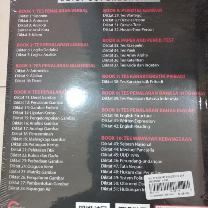 Buku All New Diktat Psikotes Edisi Superlengkap