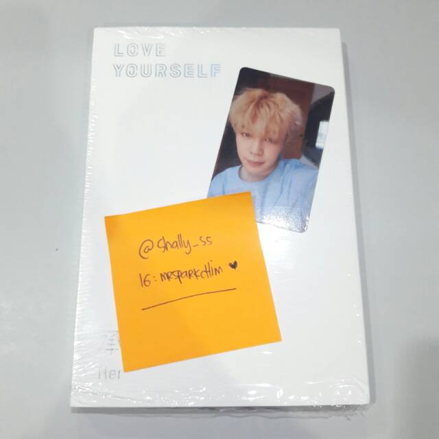 BTS HER Love Yourself L ver. + Jimin pc + poster