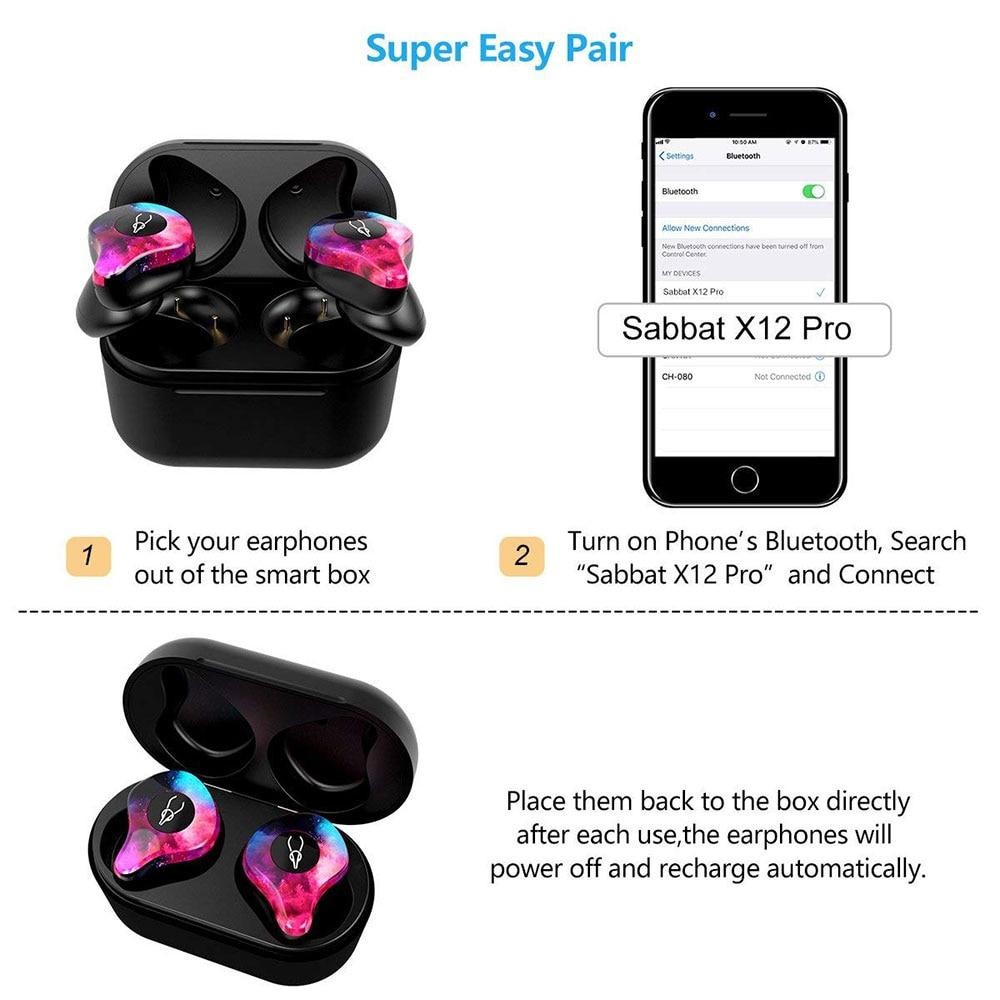 Sabbat X12 Pro TWS In Ear Earphone Sport Bluetooth Headset