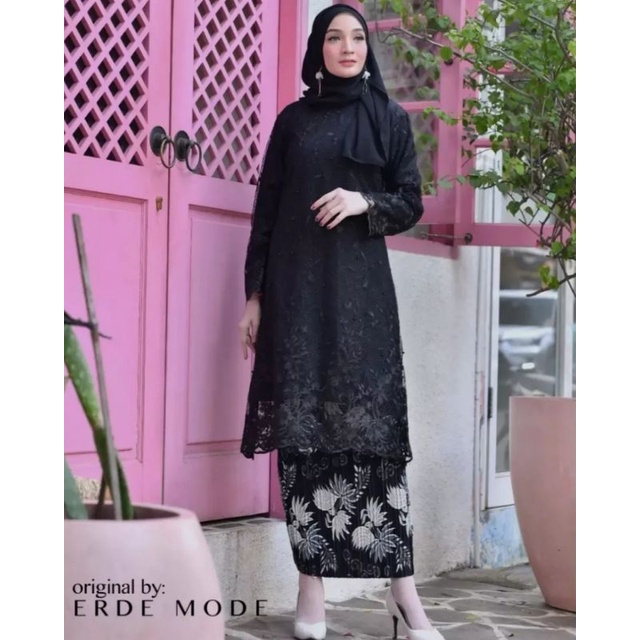 Set Tunik Tille Mutiara Modern 2022//Setelan Kebaya dan Rok Plisket//Seragam Pesta//kebaya termurah//baju kebaya termurah/tunik pesta/seragam pesta termurah/Baju kurung/pakaian wanita termurah/kebaya kekiniano