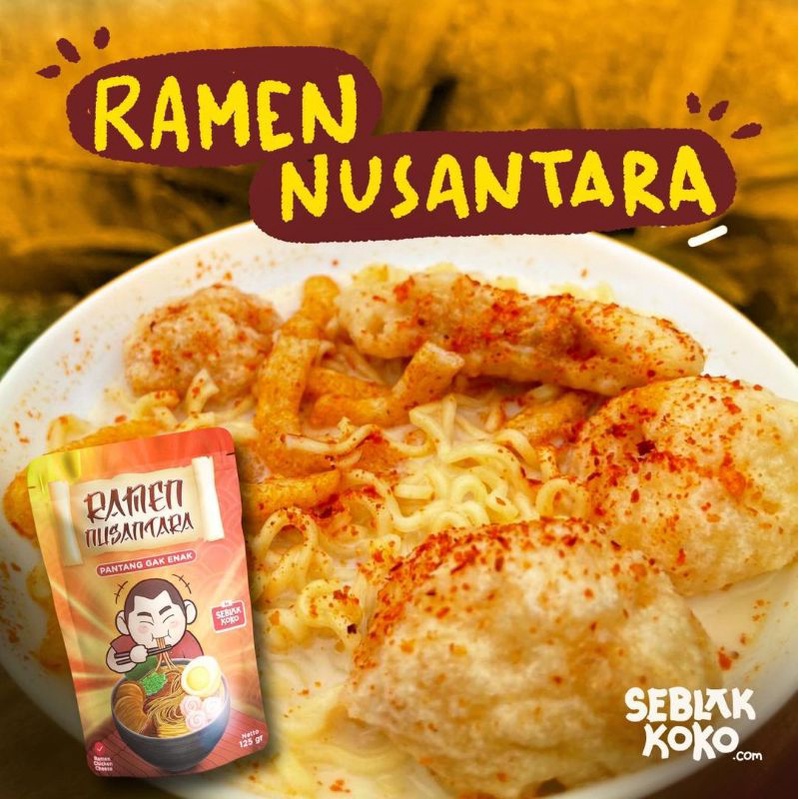 

Ramen Nusantara No MSG No Bahan pengawet