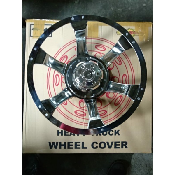 WELDOP DOP RODA TRUCK/BUS RING 16 MODEL SPIDER CHROME BELAKANG SAJA 2 PCS