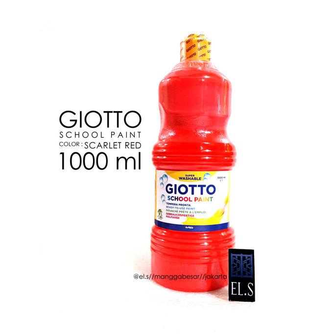 

[COD] Giotto School Paint Scarlet Red 1000 ml ( Cat Poster ) TERBATAS Kode 332