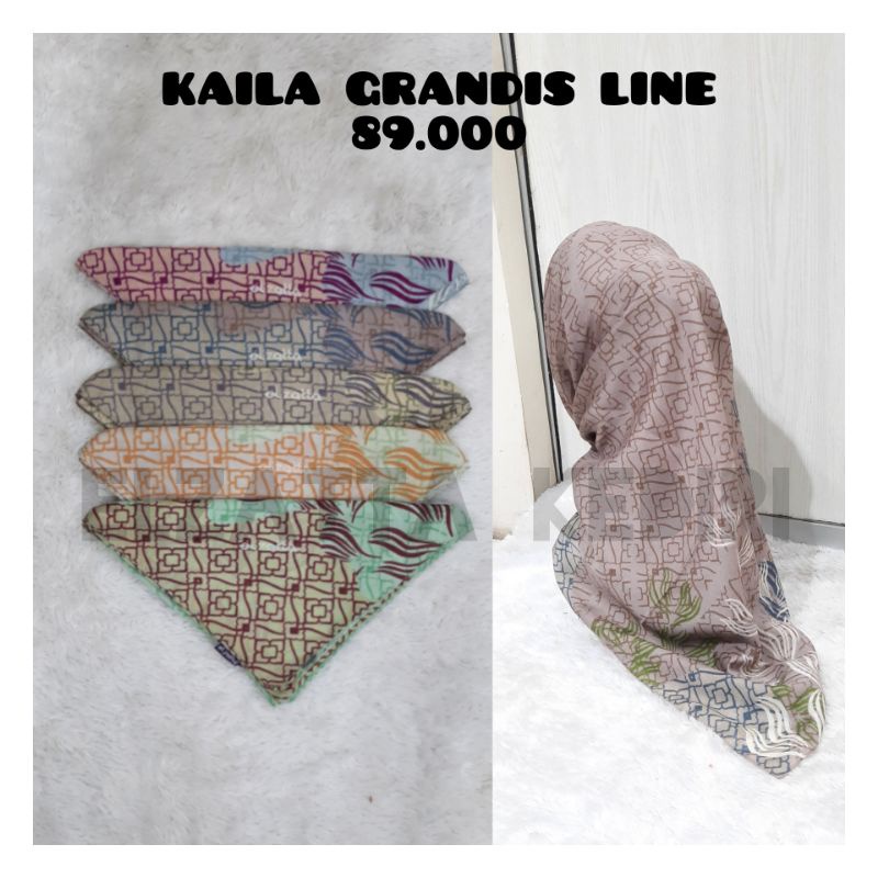 KAILA GRANDIS ELZATTA / JILBAB ELZATTA / SCARF ELZATTA / SEGIEMPAT ELZATTA