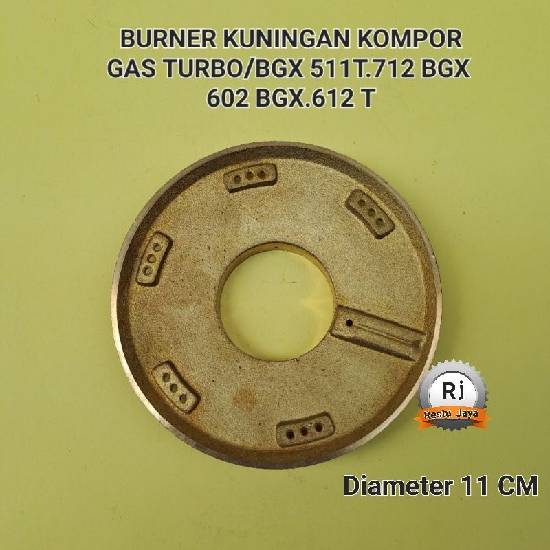 BURNER KOMPOR RINNAI TURBO/ATAU TORNADO TYPE  602 BGX 712 BGX 511 T 712 T 712 TG