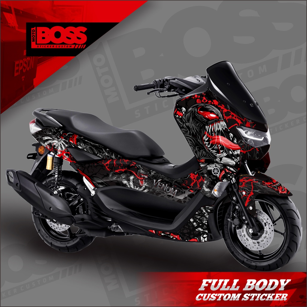 Decal Sticker New Nmax 2020 2021 Full Body motif venom monster