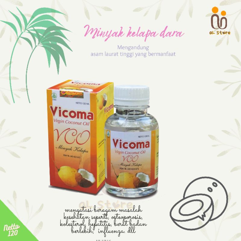 

Vicoma minyak VCO virgin coconut oil minyak kelapa 120ml