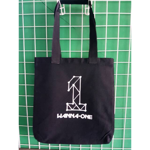 tas wanna one kpop totebag kanvas wanna one