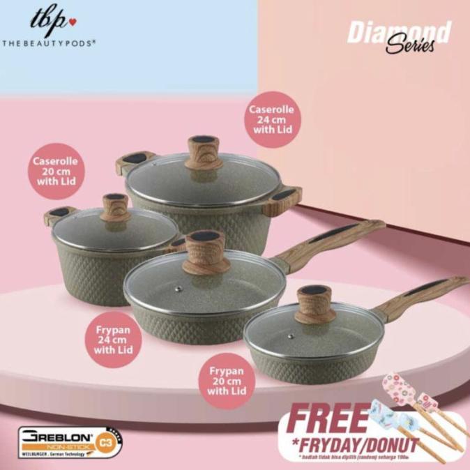 Paket Diamond steincookware