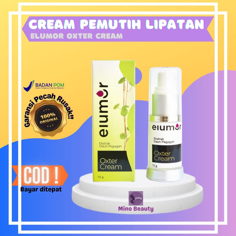 ELUMOR OXTER CREAM ORIGINAL Serum PEMUTIH KETIAK Selangkang Lipatan