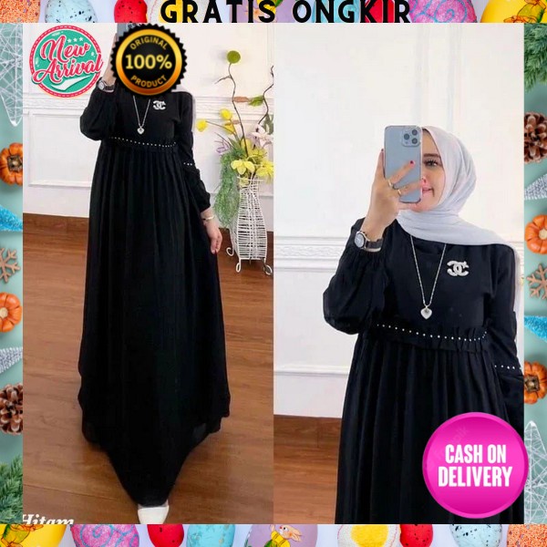 Gamis Dress Terbaru Fashion Muslim Gsmis Fashion Muslimah Syarii Gamis Remaja Kekinian Korean Style 