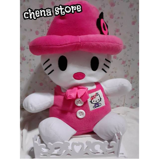 Boneka hello kitty topi jumbo