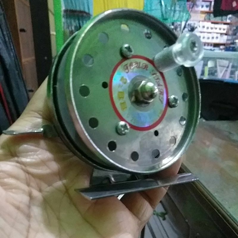 tokoz reel pancing mini besi