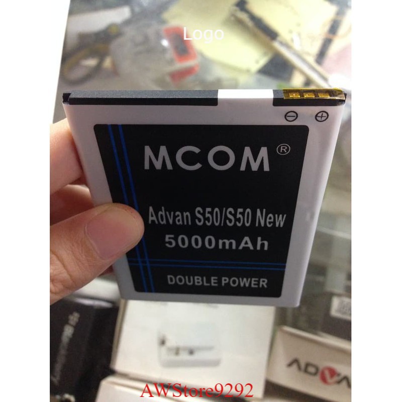 Mcom Battery Batre Baterai Double Power Mcom Advan S50 - S50 New