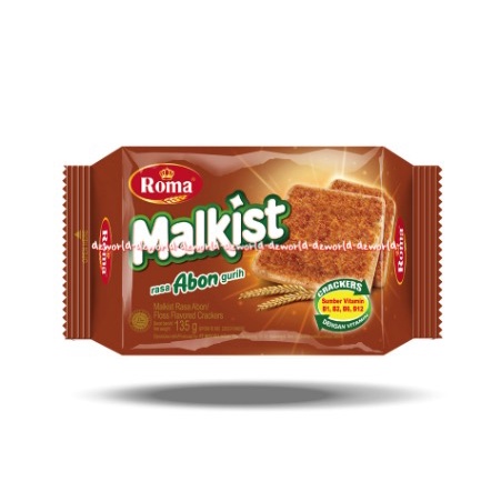 

Roma Malkist Rasa Abon Gurih 120gr Biskuit Krakers Kue Creckers Cemilan Gurih Dan Reyah Roma Malkis Abon