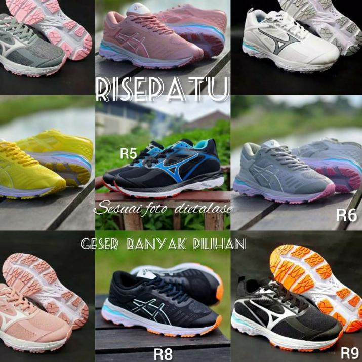 Harga Terbaik--Sepatu Voli mizuno Sepatu Olahraga Sneakers Wanita Pria