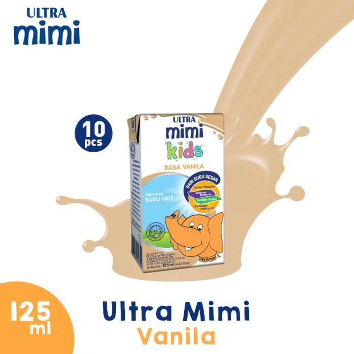 

fe20111 Ultra Mimi Susu Uht Vanila 10X125Ml Xa201As