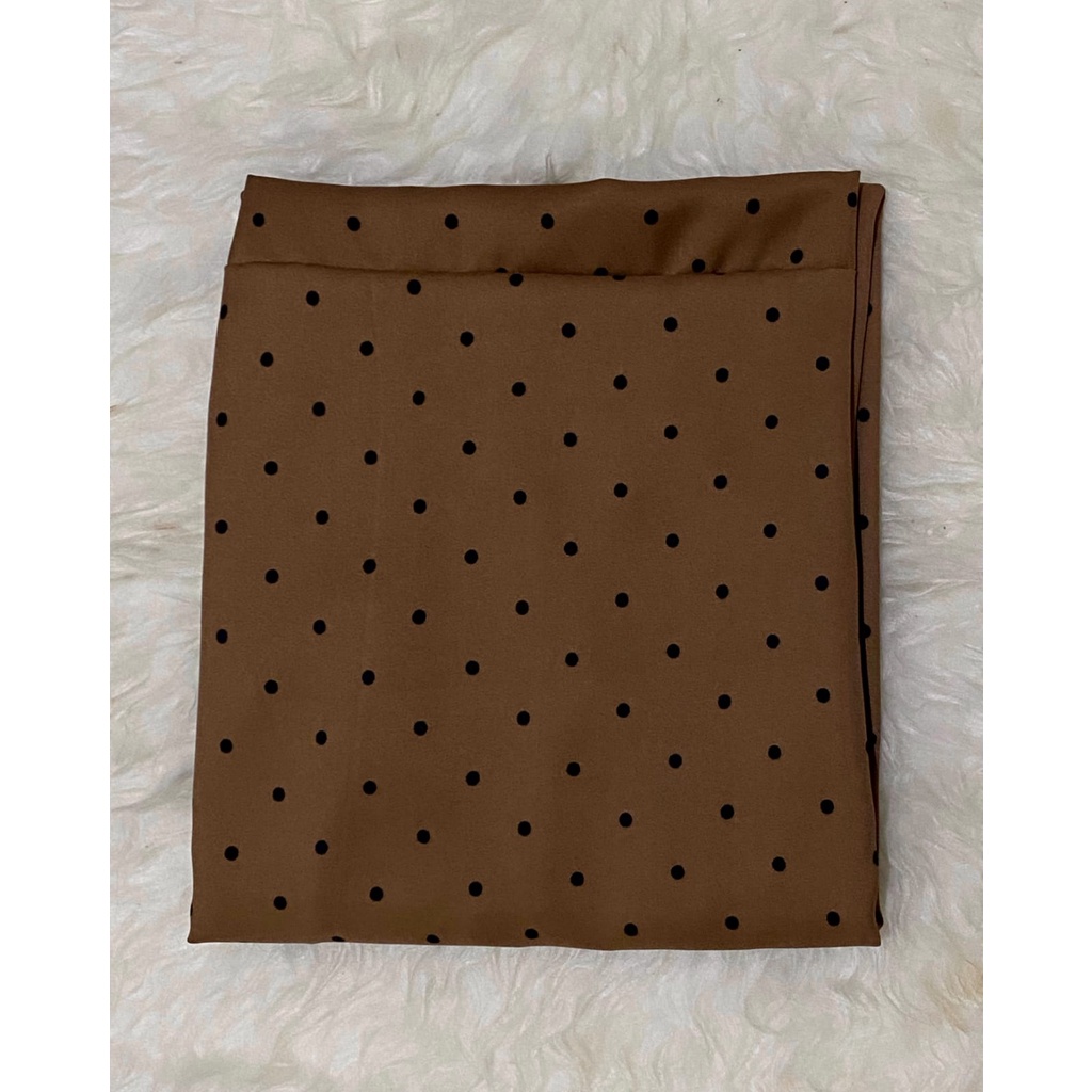 rok polka L-XL-XXL/rok panjang wanita bermotif polkadot kecil