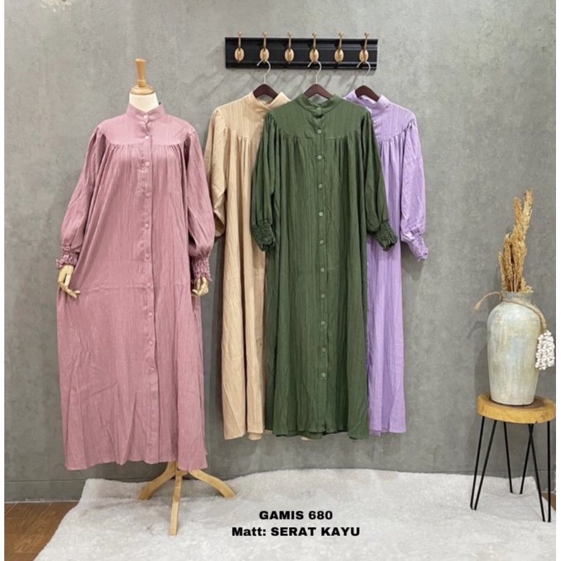 GAMIS SERAT KAYU || ZIVV