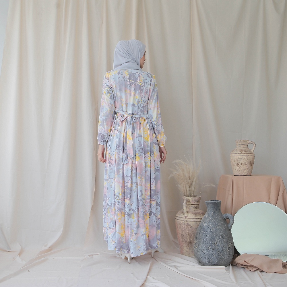 Le Khari  Gamis Rayon Dress Rayon Gamis Busui Dress Busui Homedress Gamis S-Xl Busui Sonia-2