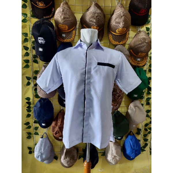 BAJU DINAS PUTIH / PDH PRIA LENGAN PENDEK