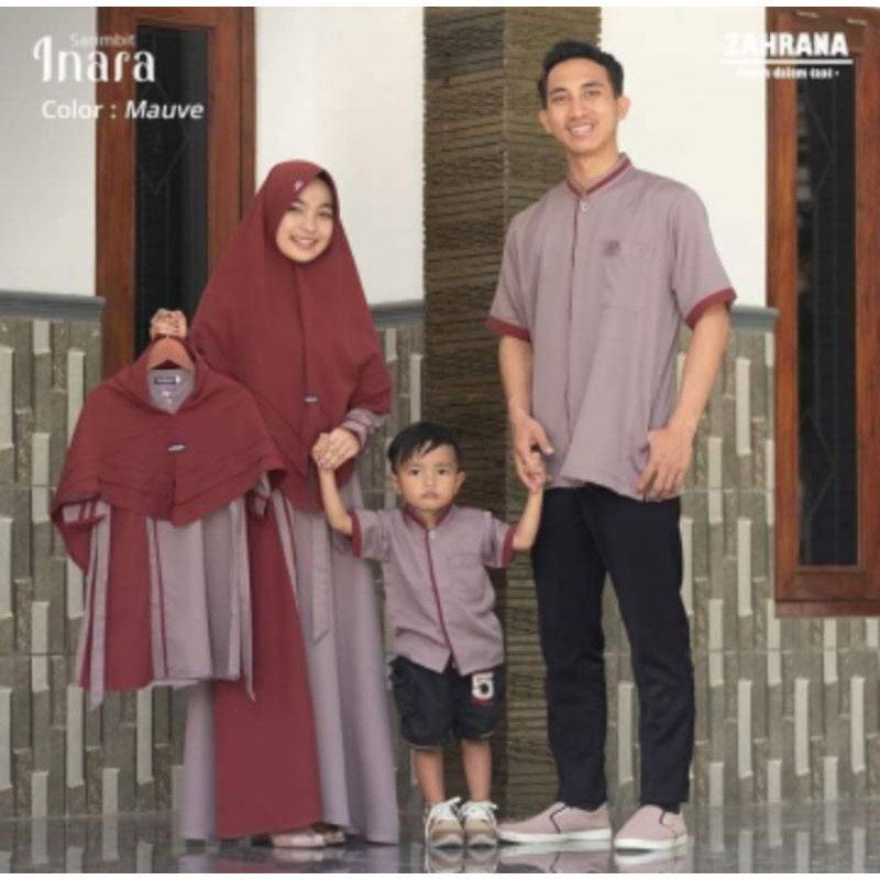Gamis couple inara by zahrana