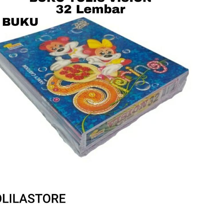 

㊋ BUKU TULIS VISION ISI 32 LEMBAR isi 10pcs NEW PRODUCT 3191 ◉