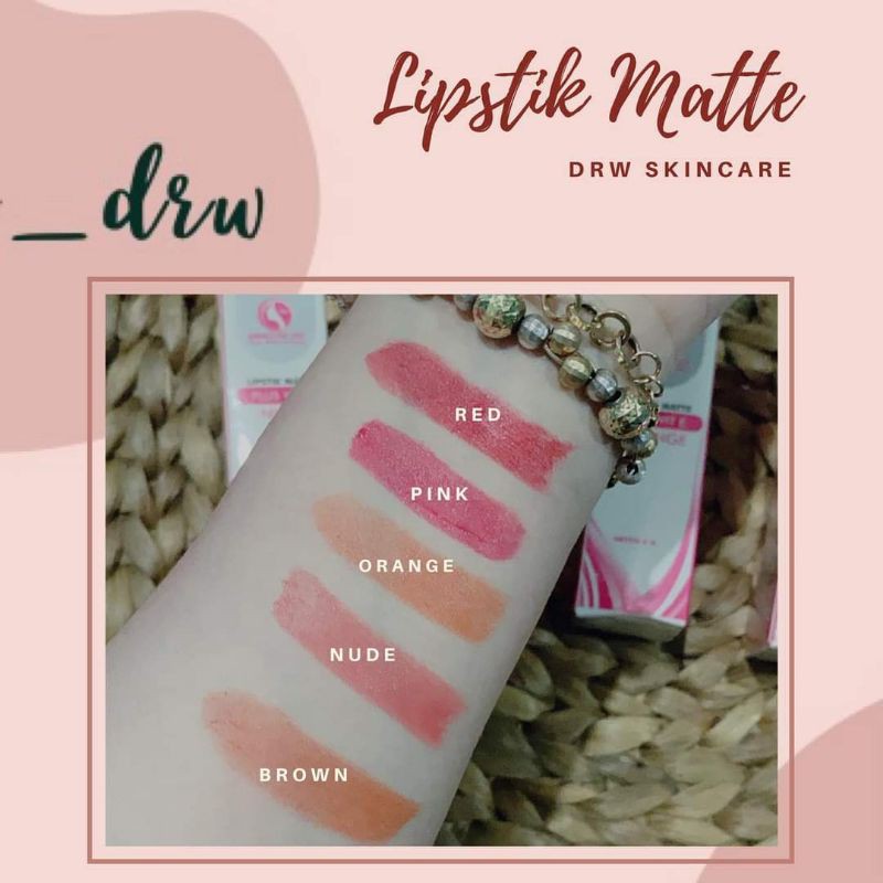 Lipstik Matte Drw Skincare