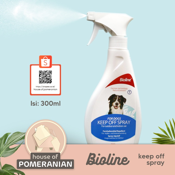 Bioline keep off spray for dog. No more marking pipis anjing