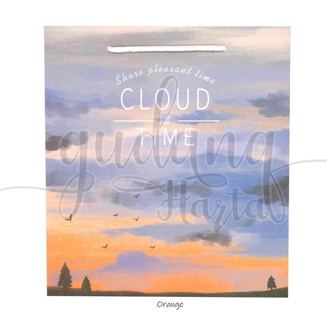 Paper Bag Cloud Series Tas Kado Motif Awan Unik GH 507109