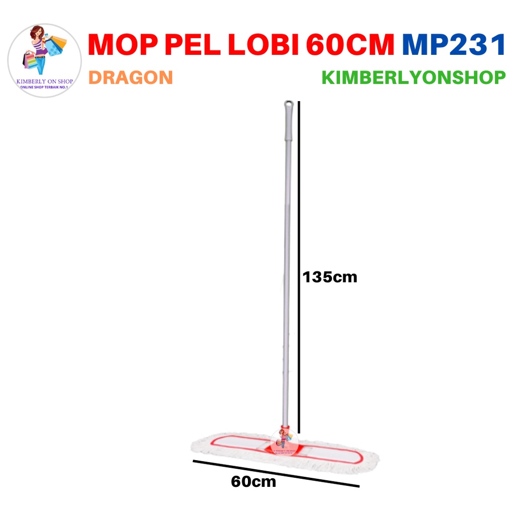 Mop Pel Lobi 60 cm Alat Pel Lantai MP 231 Dragon