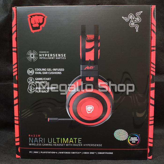 Acc Pc Gaming Razer Nari Ultimate Pewdiepie Gaming Headset Garansi Resmi Merah Shopee Indonesia