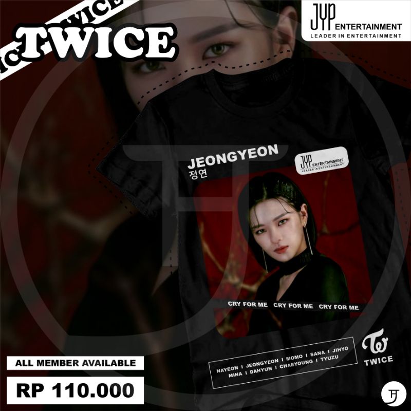 Kaos Desain Twice 'Jeongyeon'