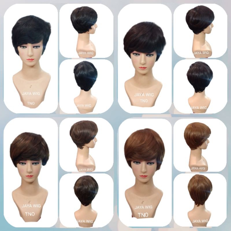[HARGA PROMO] Wig Rambut Palsu Wanita / Wig Pendek Murah /Hairclip
