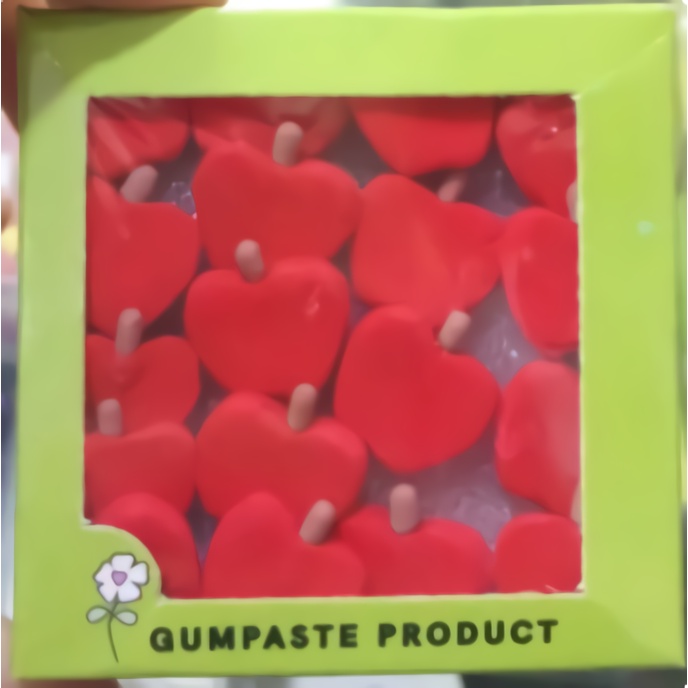 

Gumpaste Apel 1 Kotak (20gr) Hiasan Kue dari Fondant Bentuk Apple