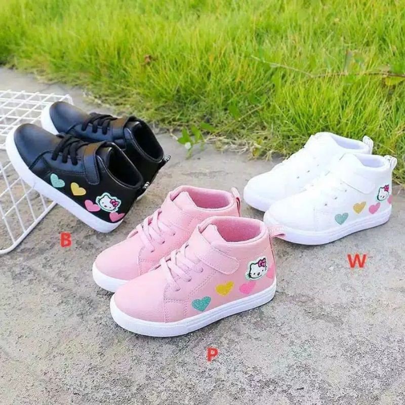 Sepatu Anak Perempuan Boot Hello Kitty Umur 1 2 3 4 5 6 7 tahun