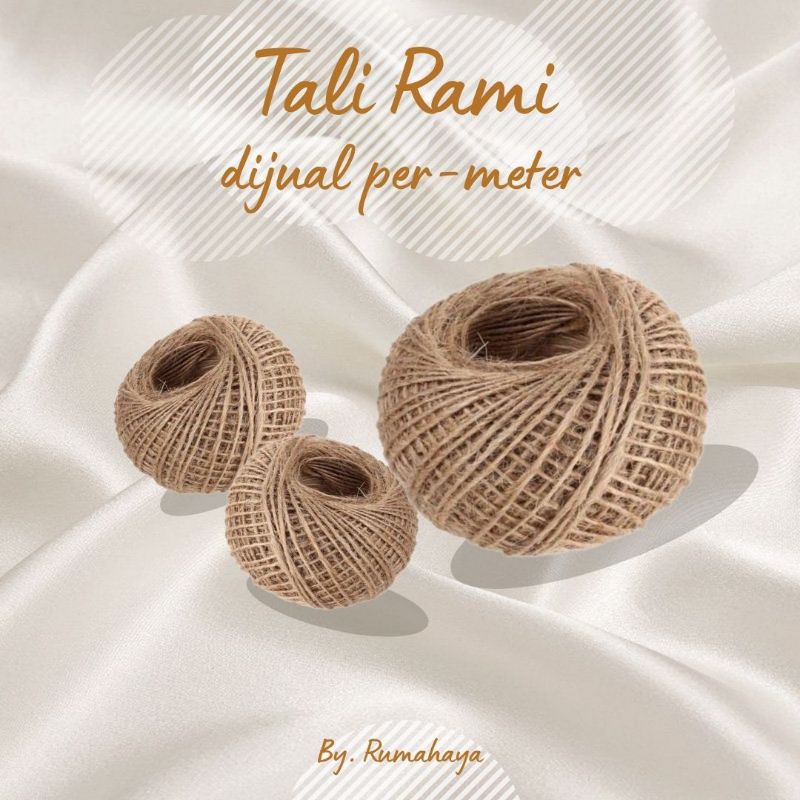 

Tali Rami | Tali Goni | Hiasan Hampers