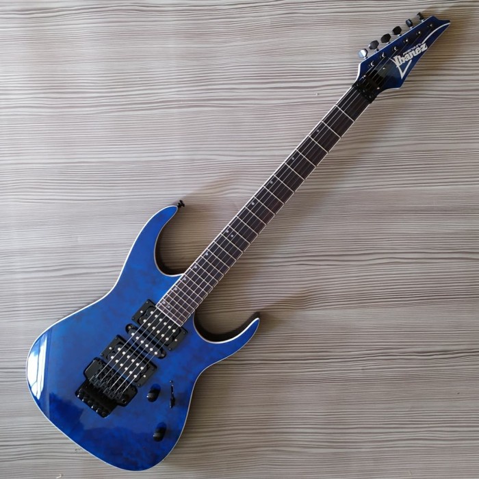 {suhadistore} Gitar listrik Ibanez Premium Biru Diskon